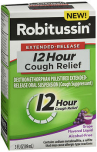 Robitussin 12 Hour Cough Relief Liquid Grape Flavored