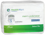 Health Mart Men's Underwear Maximum Absorbency Small/Medium