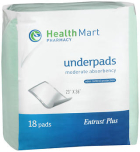 Health Mart Moderate Absorbency Underpads