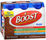 BOOST PLUS Complete Nutritional Drinks Rich Chocolate