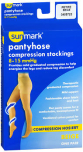 Sunmark Pantyhose Compression Stockings 8-15 mmHg Beige Petite