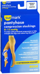 Sunmark Pantyhose Compression Stockings 8-15 mmHg Beige Medium