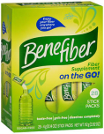 Benefiber Fiber Supplement On the Go! Stick Packs