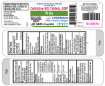 CETIRIZ HCL TB 10MG OHM 30