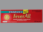 FEVERALL SUPPOS 120MG 50