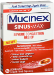 Mucinex Sinus-Max Severe Congestion Relief Liquid Gels