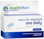 Health Mart Men's 50+ Advance One Daily Multivitamin/Multimineral Supplement Tablets