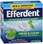 Efferdent Plus Mint Anti-Bacterial Denture Cleanser Tablets 44 TB