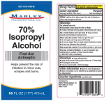 ALCOHOL ISO 70% MAR    128OZ