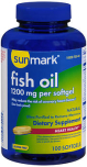 Sunmark Natural Fish Oil 1200 mg Softgels