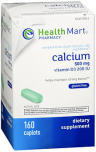 Health Mart Calcium 500 mg with Vitamin D3 200 IU Caplets