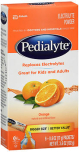 Pedialyte Electrolyte Powder Packets Orange