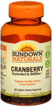 Sundown Naturals Cranberry Equivalent to 8400 mg Dietary Supplement Softgels