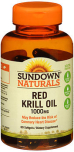 Sundown Naturals Red Krill Oil 1000 mg Softgels