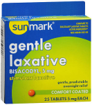 Sunmark Gentle Laxative Tablets