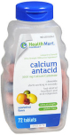 Health Mart Ultra Strength Calcium Antacid Chewable Tablets Assorted Fruit Flavors