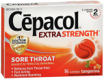 Cepacol Sore Throat Lozenges Extra Strength Tangerine