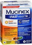 Mucinex Fast-Max Day & Night Cold & Flu Liquid Gels Maximum Strength