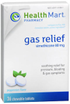 Health Mart Gas Relief Chewable Tablets Peppermint Flavor