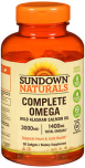 Sundown Naturals Complete Omega 3000 mg Softgels