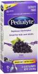 Pedialyte Electrolyte Powder Packets 6 Pack Grape