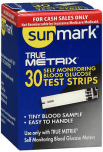 Sunmark True Metrix Self Monitoring Blood Glucose Test Strips 30 EA