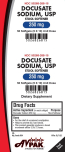 DOCUSATE SOD TB 250MG AVK UD50