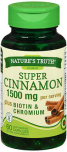 Nature's Truth Super Cinnamon plus Biotin & Chromium Quick Release Capsules