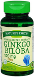 Nature's Truth Standardized Extract Ginkgo Biloba 120 mg Plus Quick Release Capsules