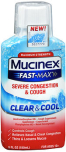 Mucinex Fast-Max Severe Congestion & Cough Clear & Cool Liquid