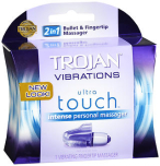 TROJAN Vibrations 2 in 1 Bullet & Fingertip Ultra Touch Intense Personal Massager