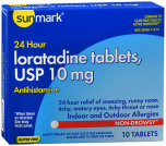 Sunmark Loratidine 10 mg 24 Hour Tablets 10 TB