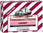 Fisherman's Friend Menthol Cough Suppressant Lozenges Sugar Free Cherry