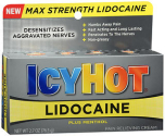 ICY HOT Lidocaine Pain Relieving Cream Max Strength Plus Menthol