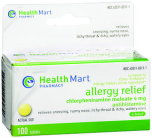 Health Mart Allergy Relief Tablets 100 TB