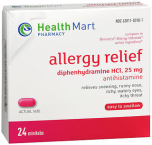 Health Mart Allergy Relief Minitabs 24 TB