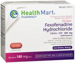 Health Mart 24 Hour Fexofenadine Hydrochloride 180 mg Tablets 30 TB