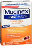 Mucinex Fast-Max Congestion & Headache Liquid Gels