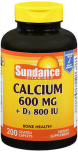 Sundance Calcium 600 mg + Vitamin D3 800 IU Coated Caplets