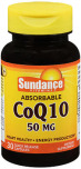 Sundance Vitamins Absorbable CoQ10 50mg Capsules