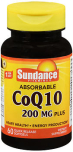 Sundance Vitamins Absorbable CoQ10 200mg Softgels