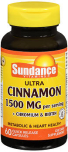 Sundance Ultra Cinnamon 1500 mg per Serving + Chromium & Biotin Capsules