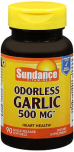 Sundance Vitamins Odorless Garlic 500 mg Softgels