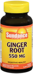 Sundance Ginger Root 550 mg Quick Release Capsules