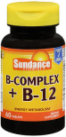 Sundance Vitamins B-Complex + B-12 Tablets