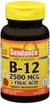 Sundance B-12 2500 mcg + Folic Acid Fast Dissolve Tablets