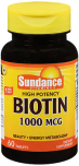 Sundance Biotin 1000 mcg Tablets