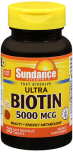 Sundance Vitamins Ultra Biotin 5000 mcg Tablets