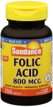 Sundance Vitamins Folic Acid 800 mcg Tablets