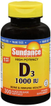 Sundance D3 1000 IU Quick Release Softgels